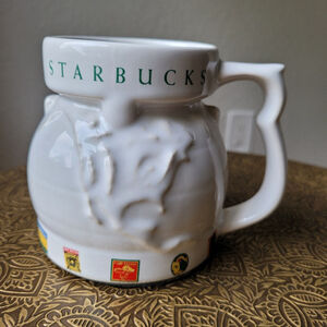 VTG STARBUCKS 'Around the Globe' Travel Coffee Mug World Collectible with Led.